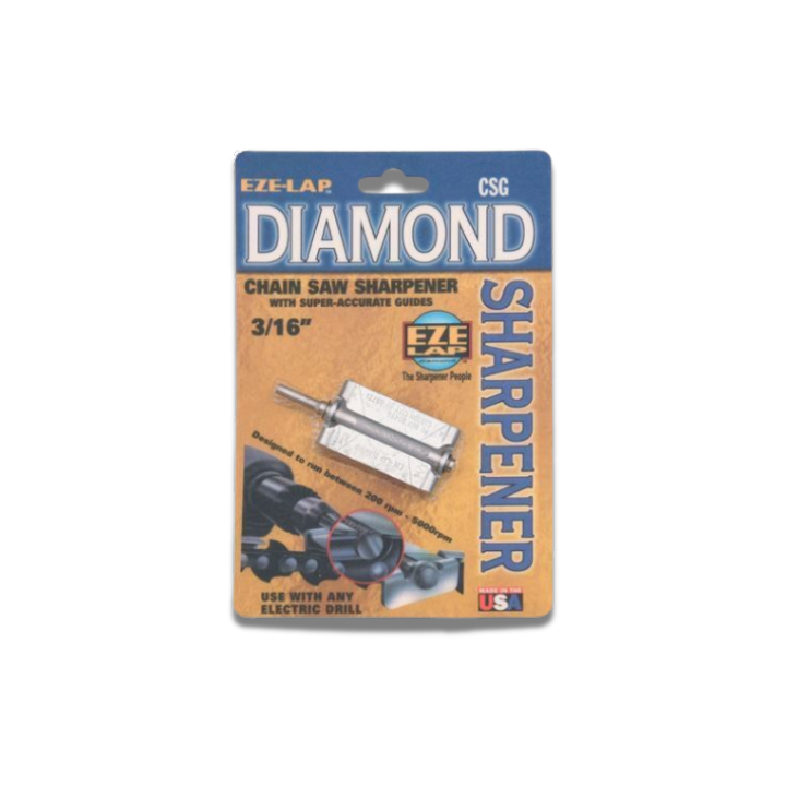 EZE-LAP chainsaw sharpener replacement cutter 3/16 inch diamond drill compatible chain sharpening tool