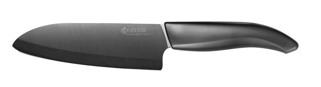 Kyocera Santoku Knife 14cm Blade - Black