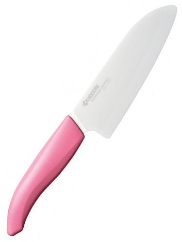 Kyocera Santoku Knife 14cm Blade - Pink - NBCF Limited Edition