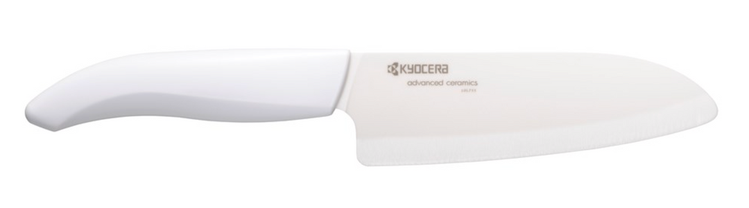 Kyocera Santoku Knife 14cm Blade - White