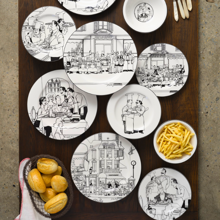 Noritake Le Restaurant 12pce Dinner Setting for 4 (4 x 21cm Entree, 27cm Dinner & 16cm Bowl