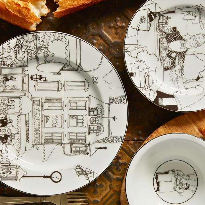 Noritake Le Restaurant 12pce Dinner Setting for 4 (4 x 21cm Entree, 27cm Dinner & 16cm Bowl
