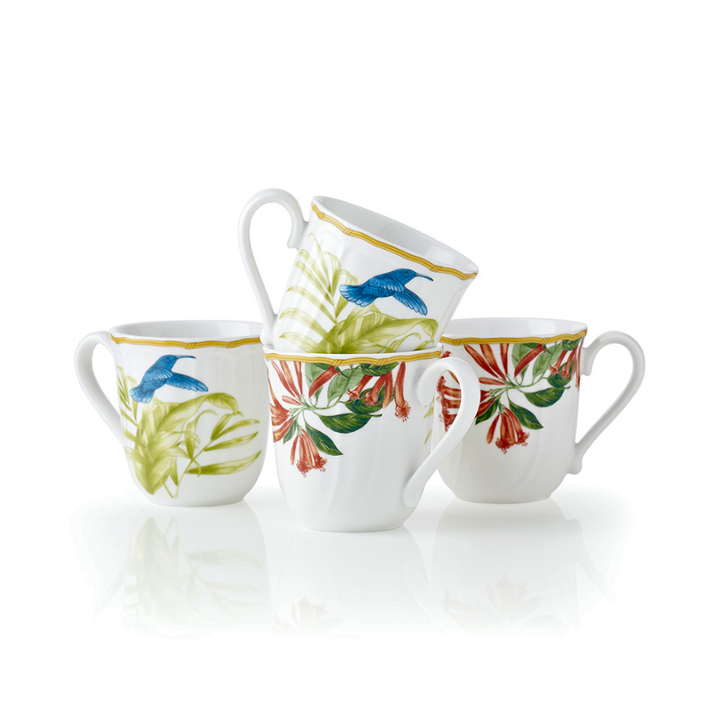 Noritake Hummingbird Meadow-Mug Set of 4