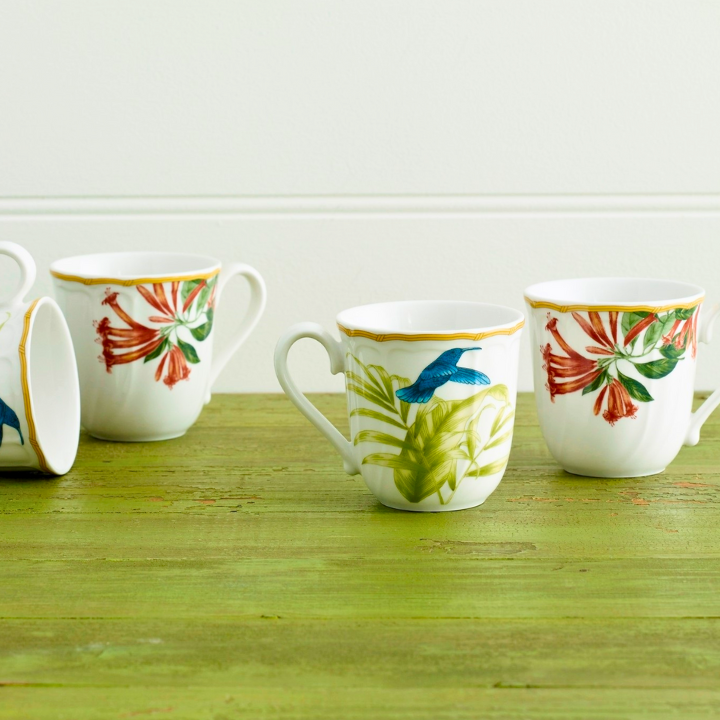 Noritake Hummingbird Meadow-Mug Set of 4
