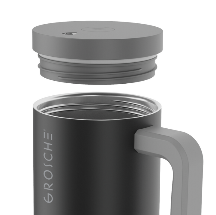 Grosche ASPEN 40 oz Stainless Steel Vacuum insulated Tumbler - Graphite Black