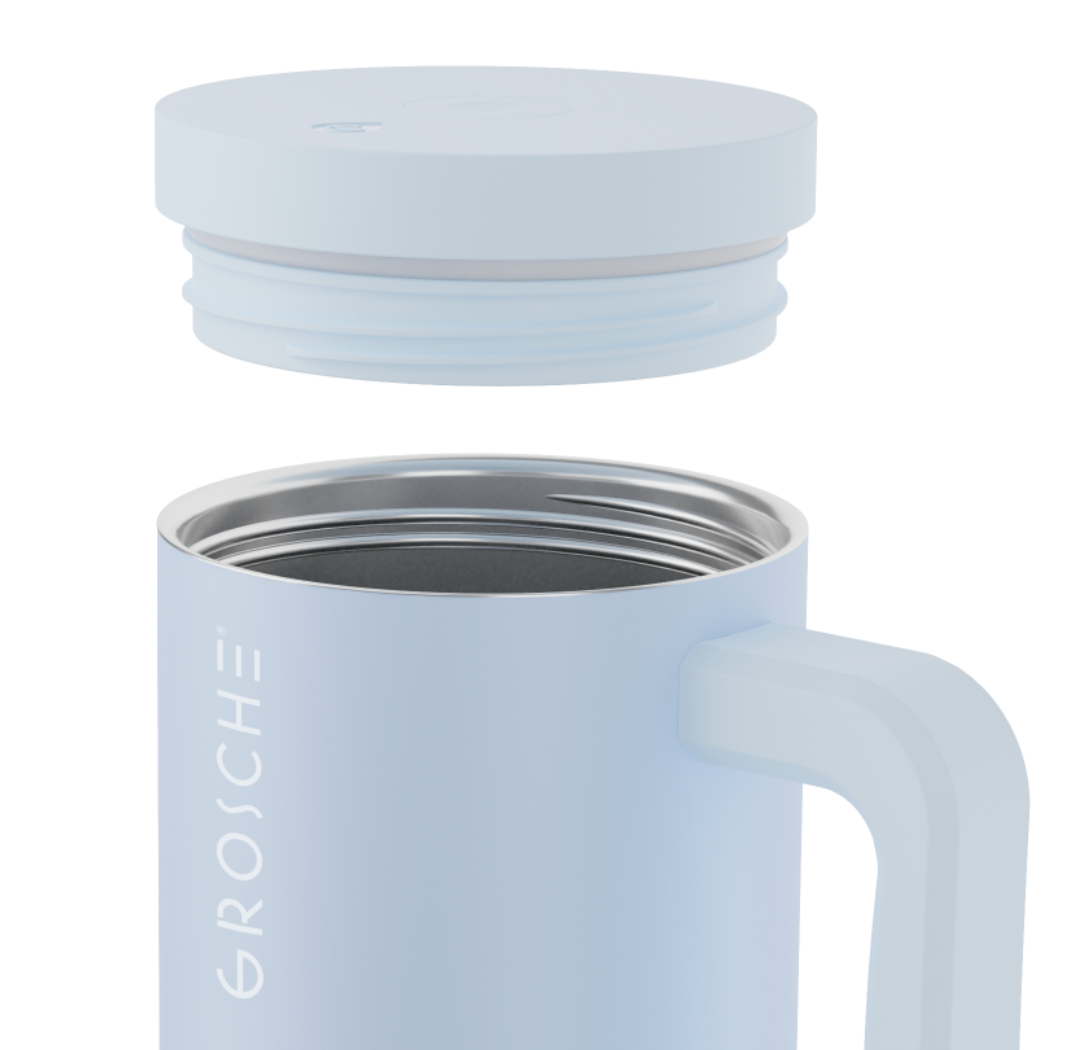 Grosche ASPEN 40 oz Stainless Steel Vacuum insulated Tumbler - Slate Blue