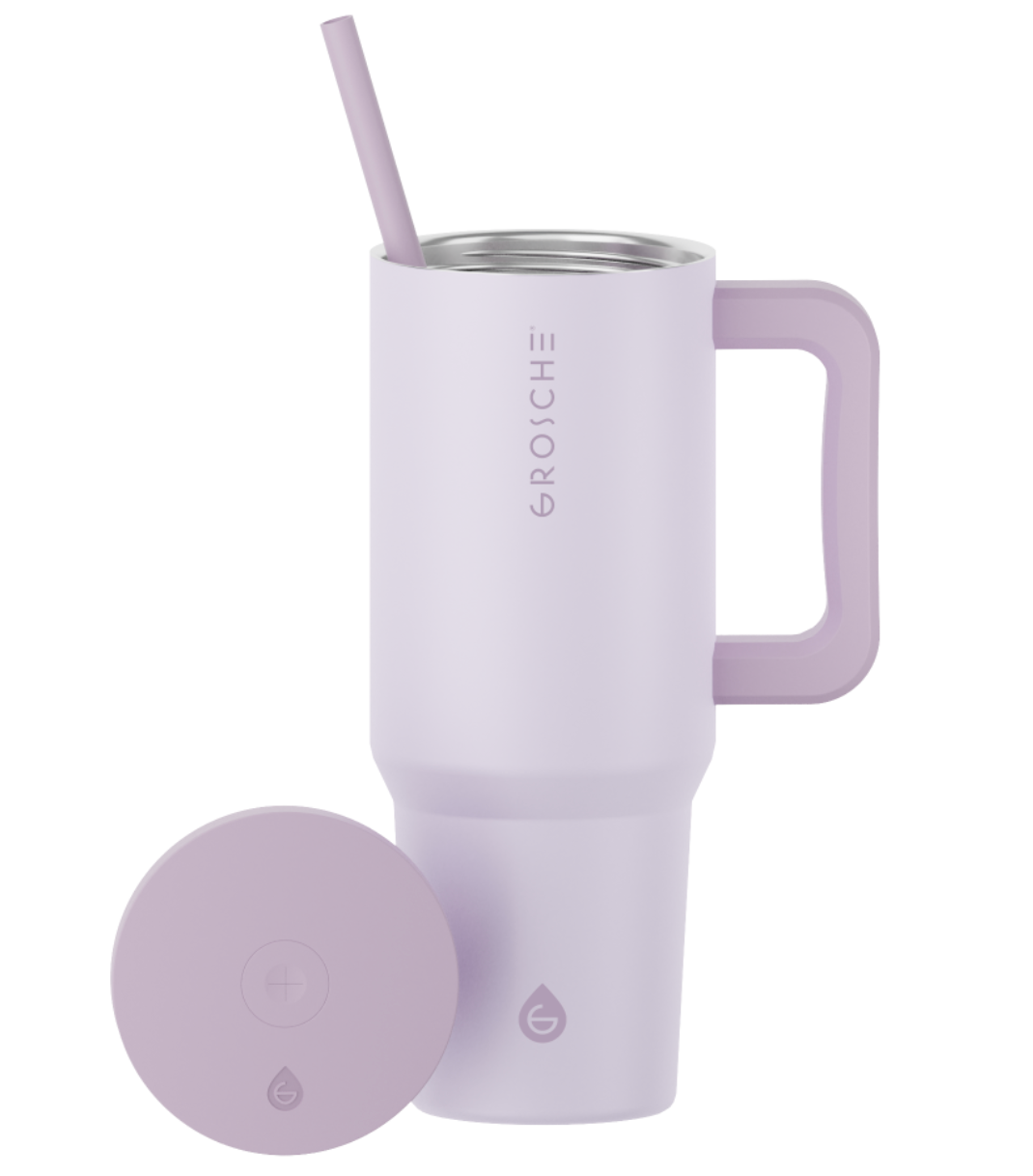 Grosche ASPEN 40 oz Stainless Steel Vacuum insulated Tumbler - Lavender