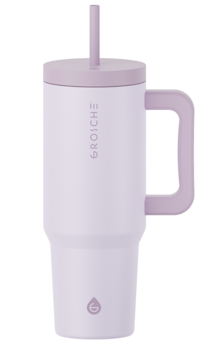 Grosche ASPEN 40 oz Stainless Steel Vacuum insulated Tumbler - Lavender