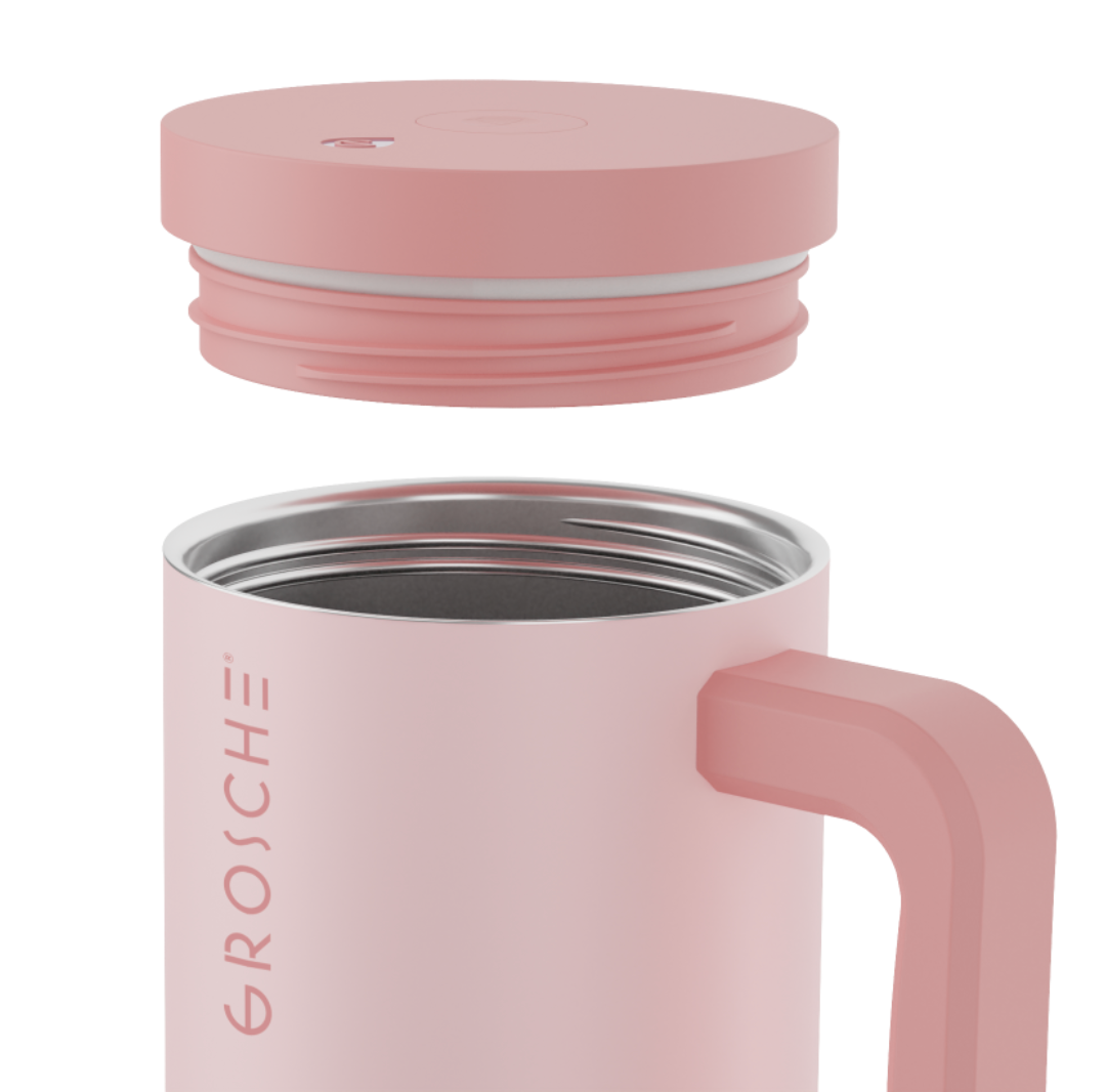 Grosche ASPEN 40 oz Stainless Steel Vacuum insulated Tumbler - Rose Pink