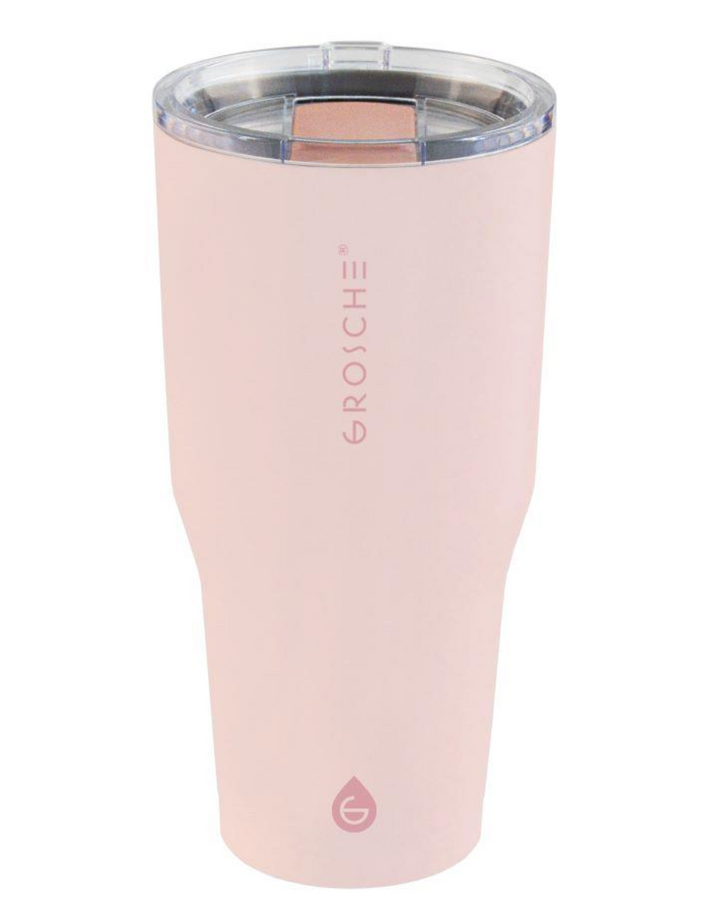 Grosche YUKON 30 oz Stainless Steel vacuum insulated tumbler -  Rose Pink