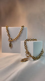 Hamsa Pendant Necklace and Bracelet Set-1