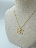 Order Israel 18K Gold Plated Stainless Steel Israel Flag Necklace-1