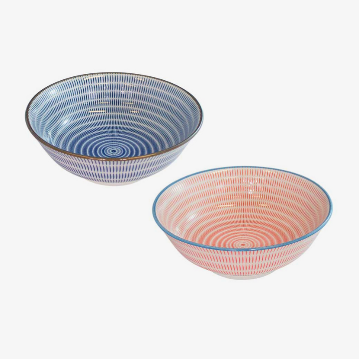 Noritake Oka 19.5cm Japanese Noodle/Ramen Bowl Set of 2