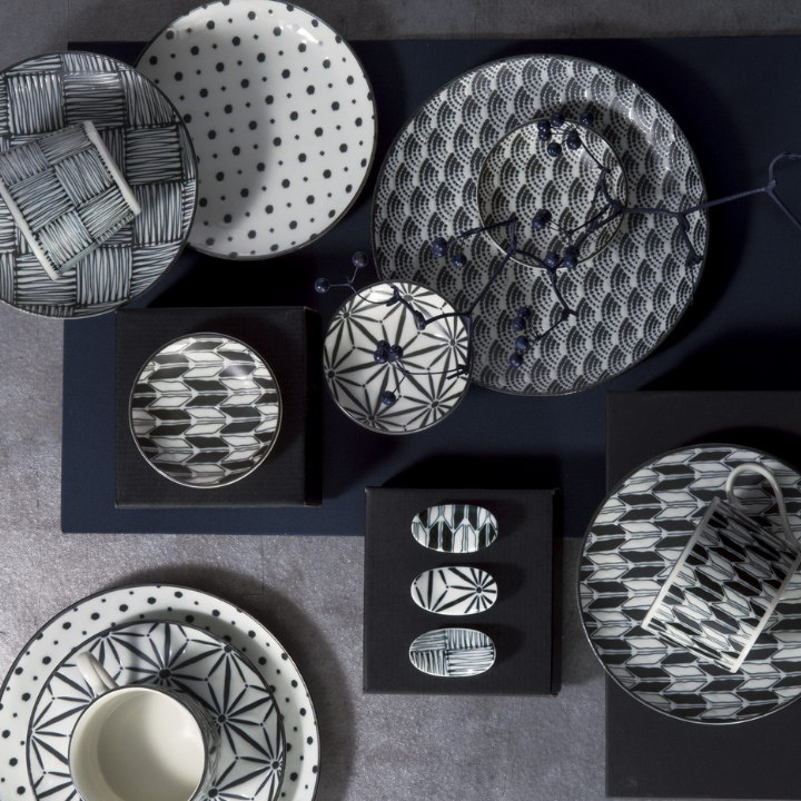 Noritake Komon 20.5cm EntrÃƒÆ’Ã‚Â©e Plate Set of 5