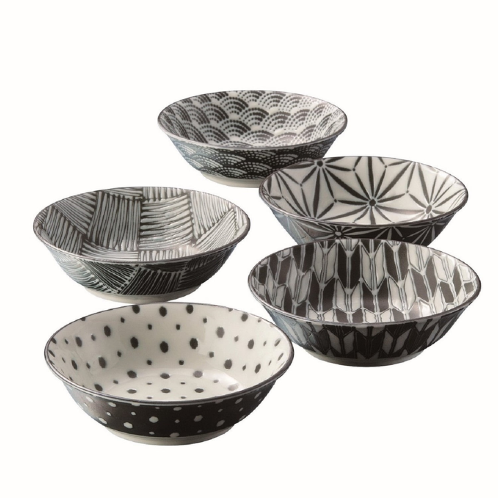 Noritake Komon 13.5cm Coupe Bowl Set of 5