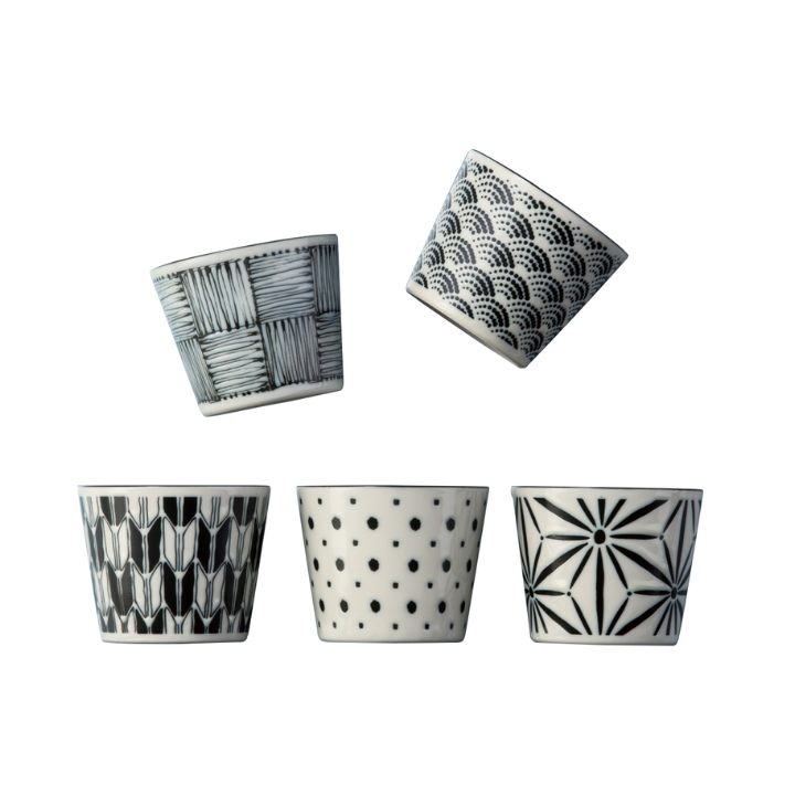 Noritake Komon Tea Cup Set of 5