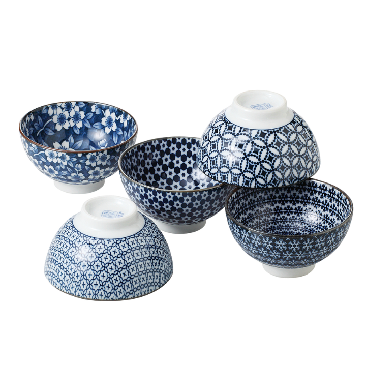 Noritake Nami 12cm Rice Bowl Set of 5