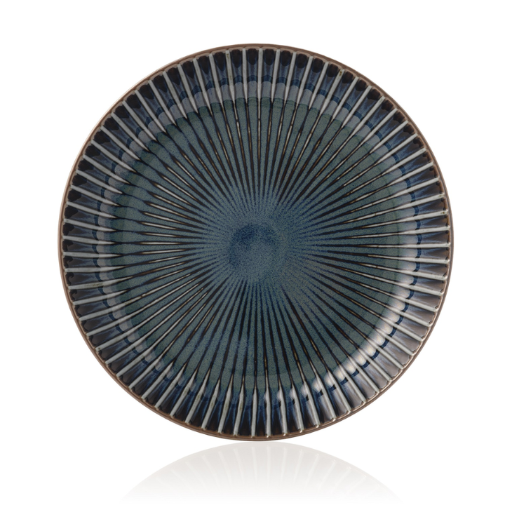 Noritake Sendan Midnight Blue 22.5cm Deep Plate Set of 4