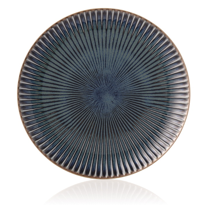 Noritake Sendan Midnight Blue 24cm Lunch Plate Set of 4