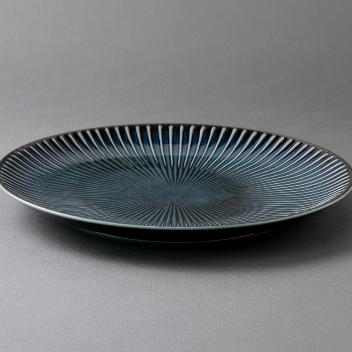 Noritake Sendan Midnight Blue 24cm Lunch Plate Set of 4