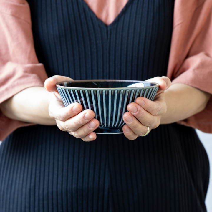 Noritake Sendan Midnight Blue 14cm Rice Bowl