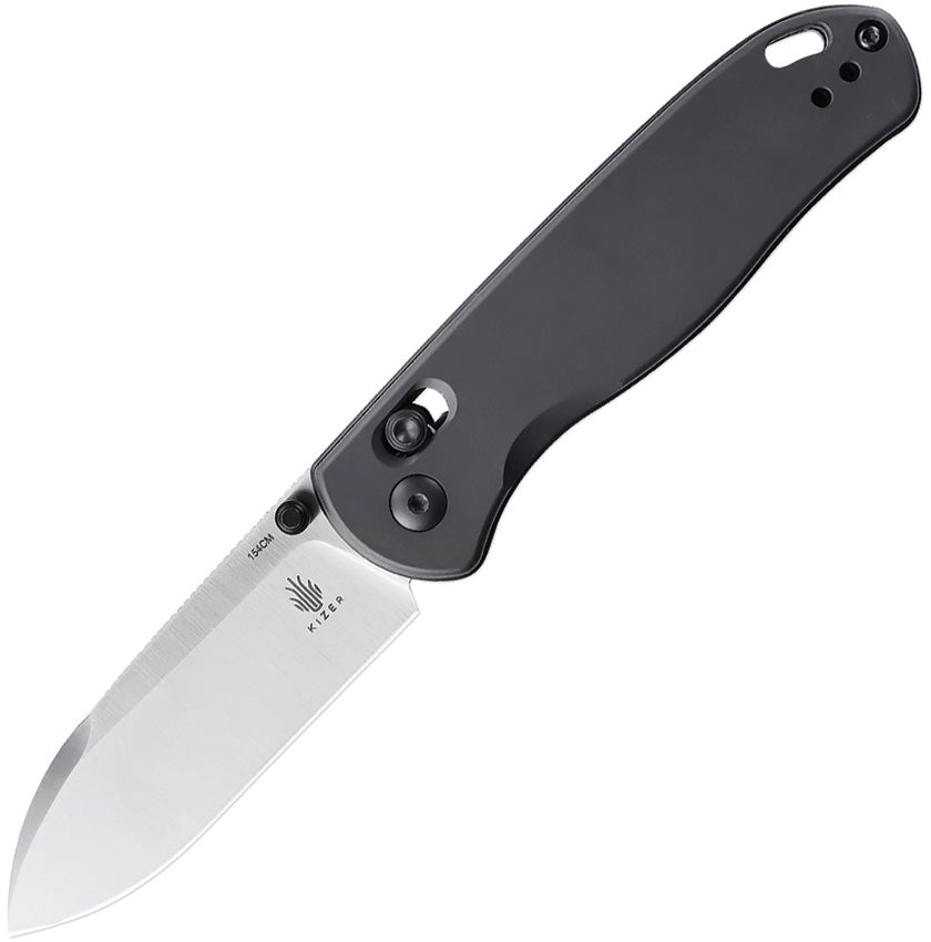 Kizer Cutlery Drop Bear Axis Lock Gray
