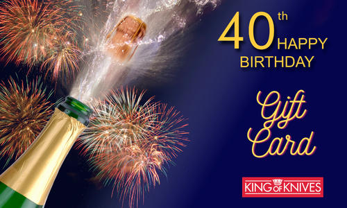 Gift Card - Happy 40th Birthday
