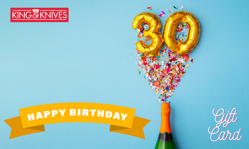Gift Card - Happy 30th Birthday