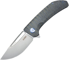 Kubey Hyperion Framelock Flame Ti