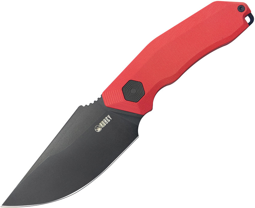 Kubey Basilisk Fixed Blade Blk Red