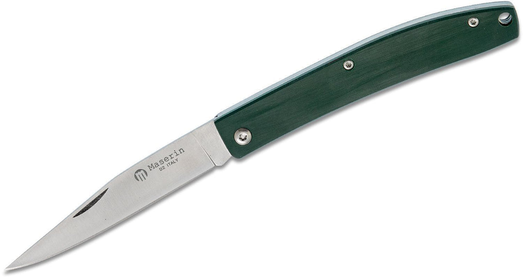 Maserin E.D.C 85mm blade, Micarta handle Green