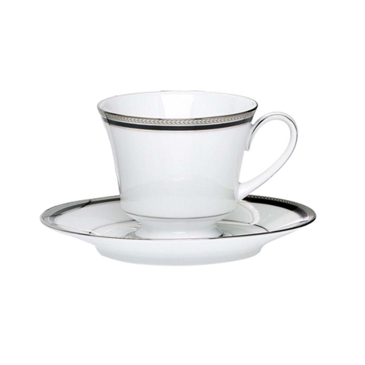 Noritake Toorak Noir Fine Porcelain Cup & Saucer 200ml