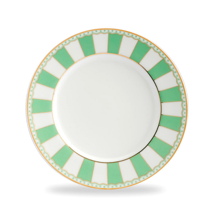 Noritake Carnivale Cake Plate Set (Small)-Apple Green