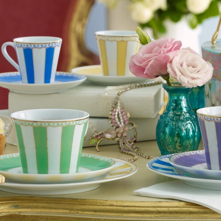 Noritake Carnivale Cake Plate Set (Small)-Apple Green