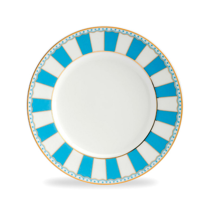 Noritake Carnivale Cake Plate Set (Small)-Light Blue