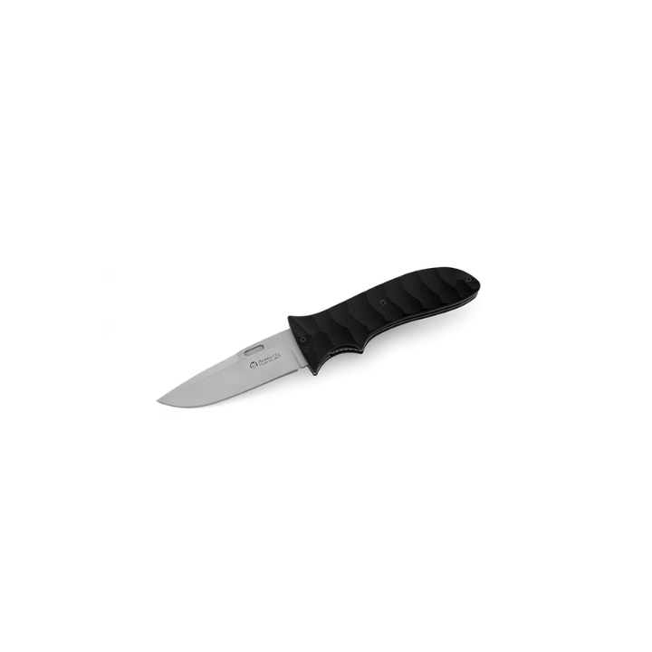 Maserin M384G10N folding knife with Böhler N690 stainless steel blade and black G10 handle 90mm