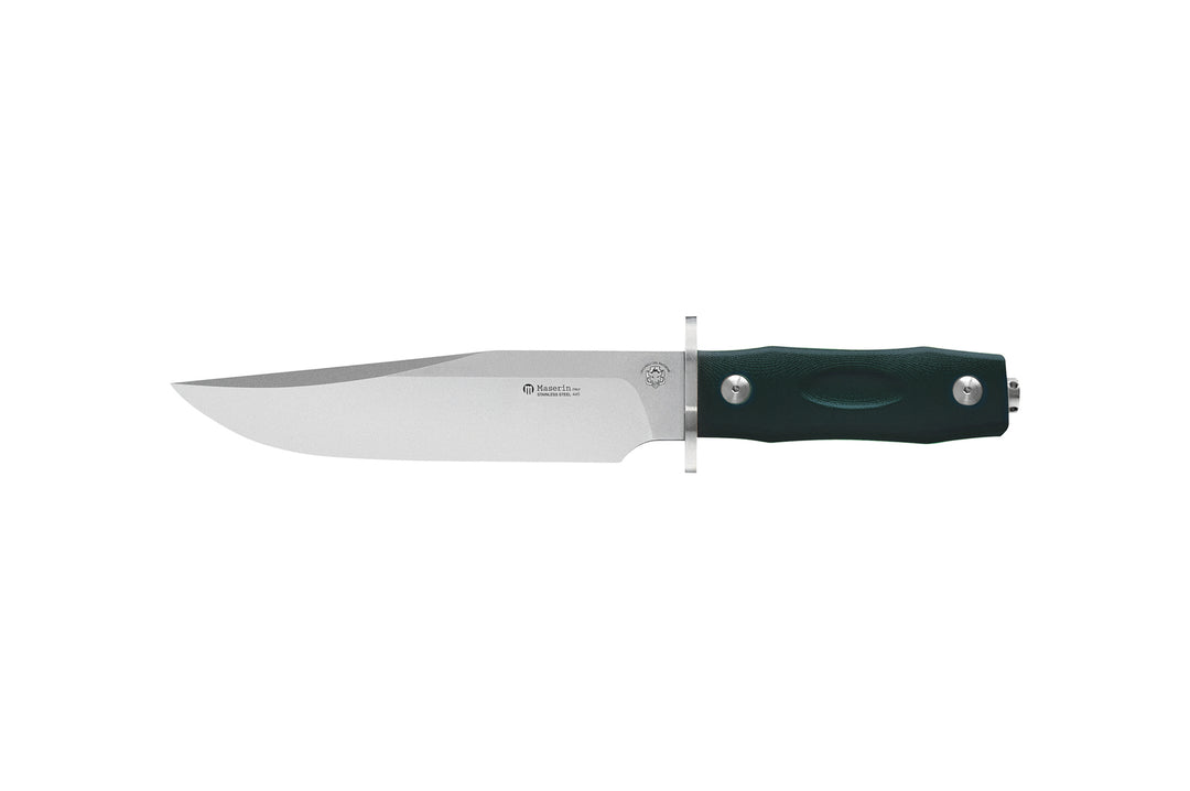 Maserin Bowie knife Green micarta