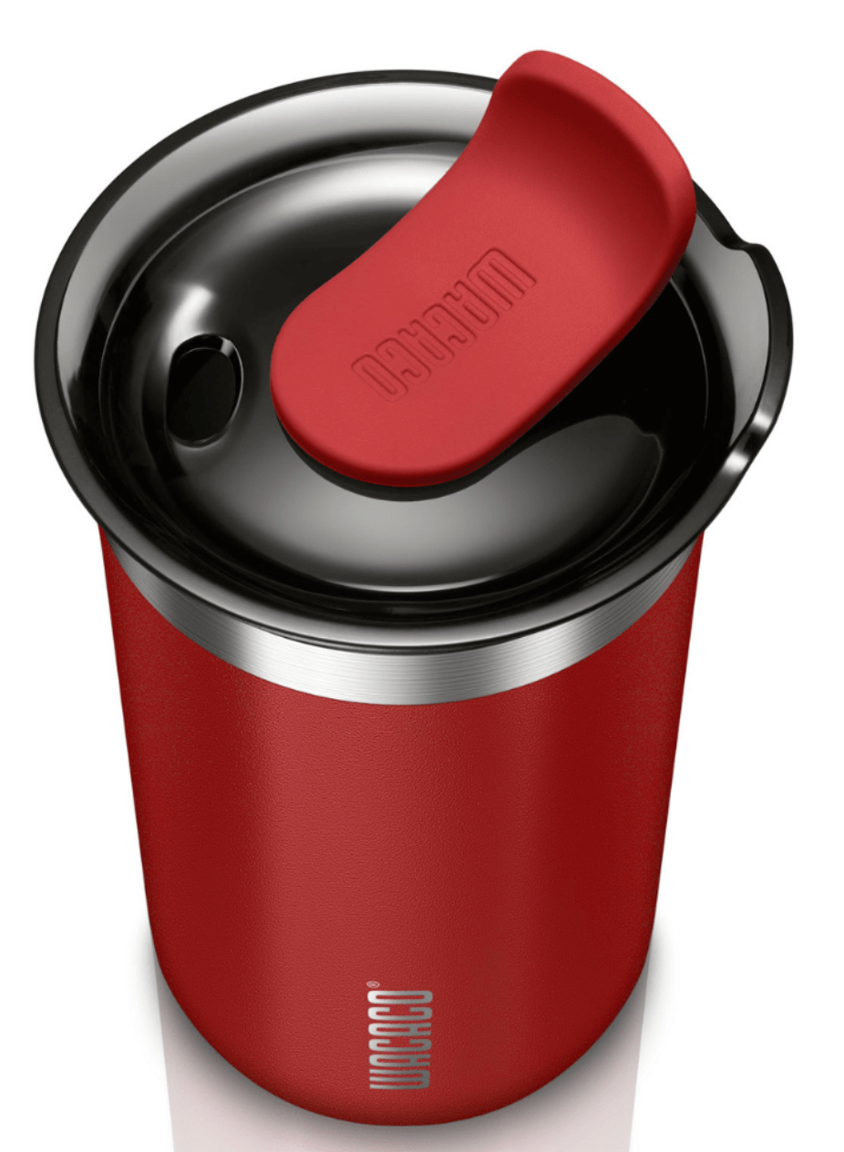 Wacaco Octaroma Lungo 300ml Vacuum Mug Carmine Red
