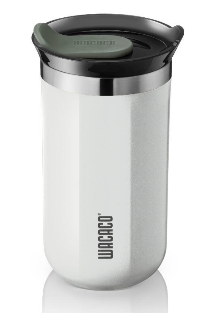 Wacaco Octaroma Lungo 300ml Vacuum Mug Ceramic White