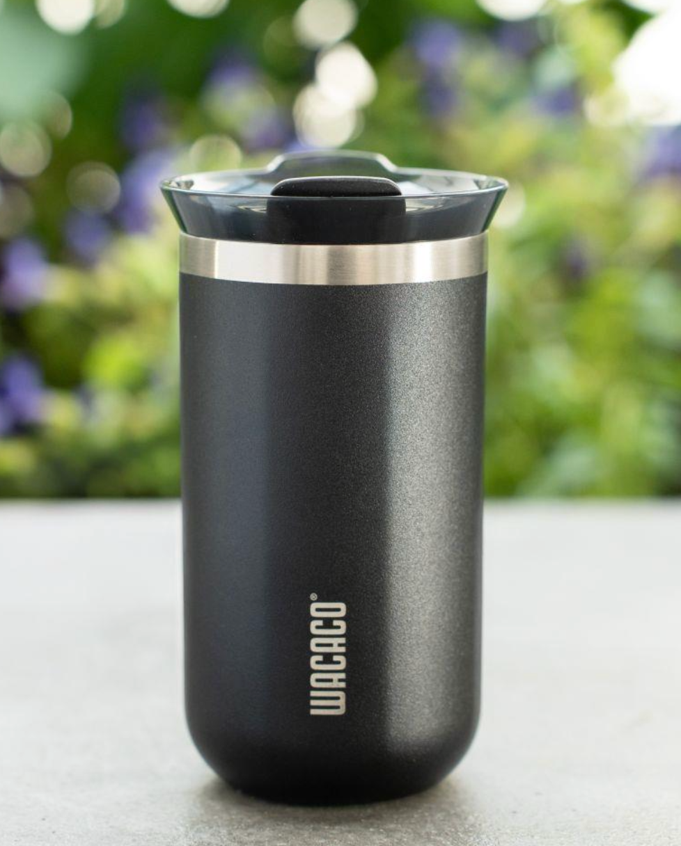 Wacaco Octaroma Lungo 300ml Vacuum Mug Onyx Black