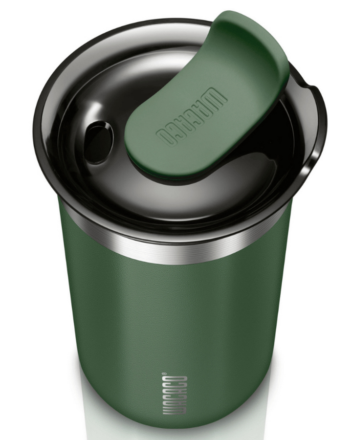 Wacaco Octaroma Lungo 300ml Vacuum Mug Pomona Green