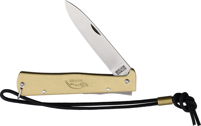 OTTER-Messer Mercator Brass Lockback