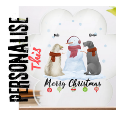 Personalised Acrylic Paw Plaque