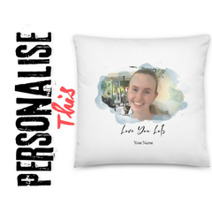 Personalised All-Over Print Basic Pillow