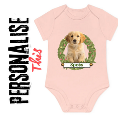 Personalised Baby Organic Short Sleeve Bodysuit
