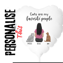 Personalised Balloon (Round and Heart-shaped), 11"