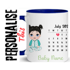 Personalised Accent Mugs, 11oz