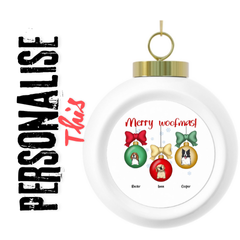 Personalised Christmas Ball Ornament