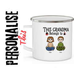Personalised Enamel Camping Mug