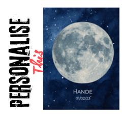 Personalised Framed Canvas (in)